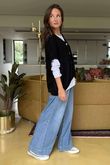Made in Italy Hush Button Knit Waistcoat Black